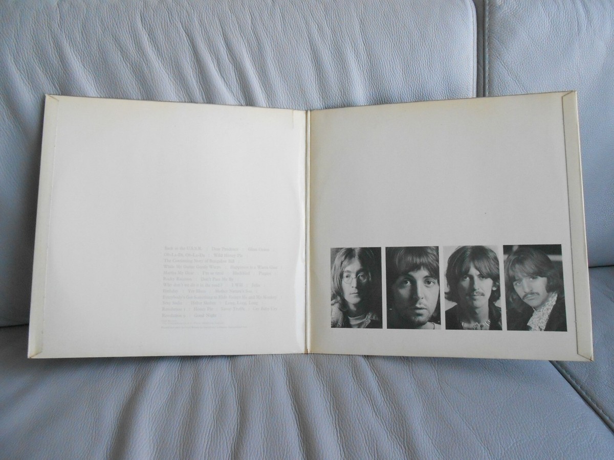 BEATLES - WHITE ALBUM - UK - STEREO - COMPLETE - TOP - EMI