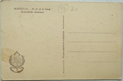 CPA Ancien Marseille - Notre Dame De La Garde, 13 Bouches Du Rhône, 1914-18