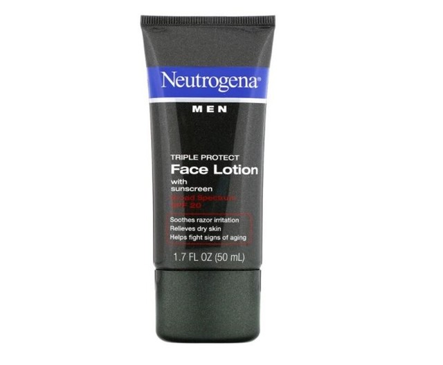 neutrogena men triple protect face lotion