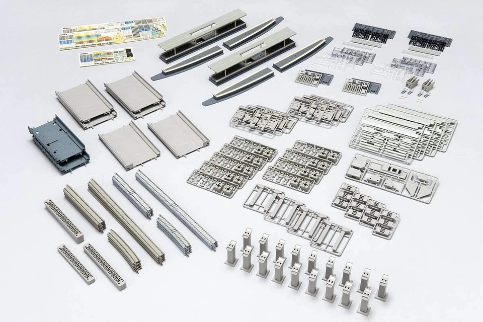 N Gauge Osamu Higher Layer Hierarchy Station Set Rail Pattern HB-B 91 TOMIX - Image 4 of 4