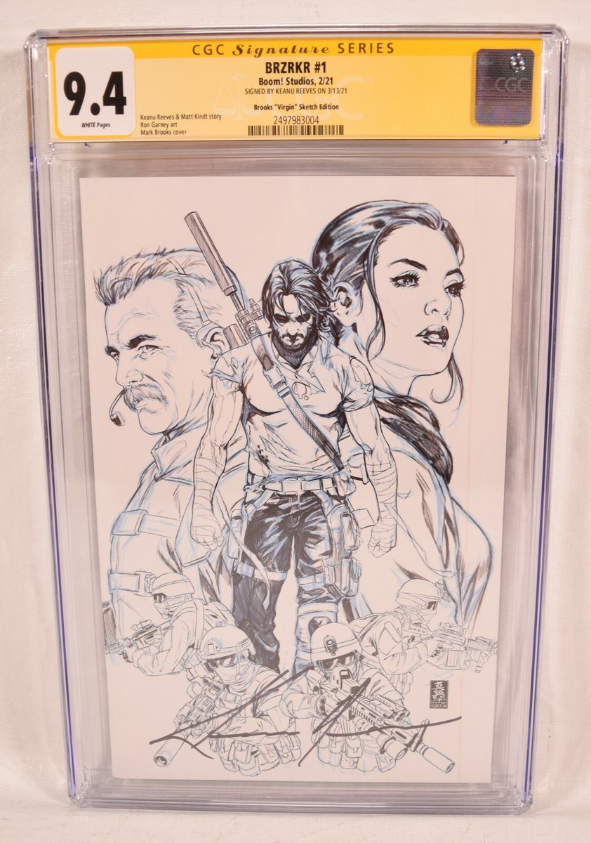 Brzrkr (Berzerker) #1 1:500 Mark Brooks Variant CGC 9.4 Signed By