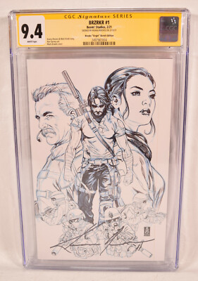 Brzrkr (Berzerker) #1 1:500 Mark Brooks Variant CGC 9.4 Signed By
