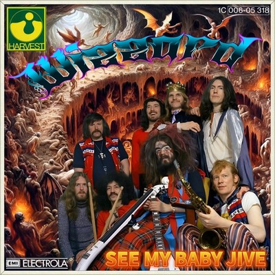 7'' WIZZARD See My Baby Jive / Beethoven ROY WOOD Glam-Rock HARVEST 1973 like NEW