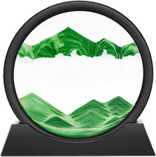 Pittura Di Sabbia Che Scorre Quadro Sabbia Movimento Sabbia Dinamica 3D Hourglas