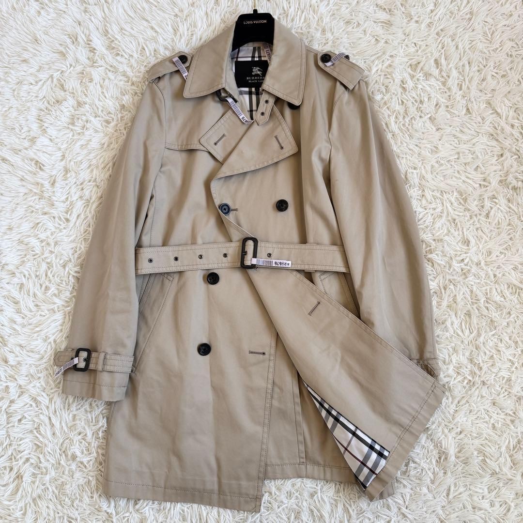 Burberry Black Label trench coat, beige, men's size M
