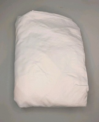 Threadmill Home Linen White Twin Fitted Sheet 100% Egyptian Cotton
