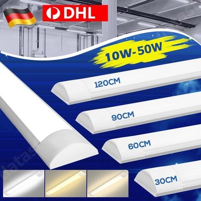 30-150cm LED Feuchtraumleuchte Wannenleuchte Deckenleuchte Werkstatt Röhre Lampe