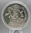 Alien OG It's Always 420 1 Oz .999 Silver Art Round UFO Ships - BU- - B-35
