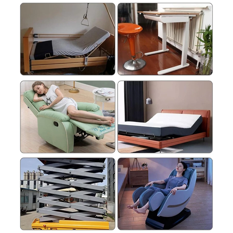 Attuatore Lineare, 100 Mm 12V Tensione Di Ingresso Interruttore Di Fine Corsa In - Immagine 3 di 4