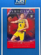 2024-25 Panini Origins Dalton Knecht RC 033/299 Rookie Red