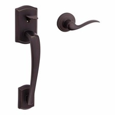 Kwikset Prescott Venetian Bronze Entry Handleset