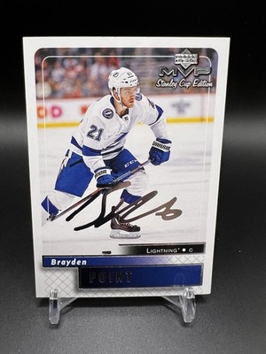 2019-20 MVP Stanley Cup Edition 20th Anniversary Silver Script Brayden Point #16