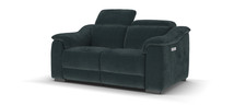 Sofology Carrera Fabric Recliner 2 Seater in Ink