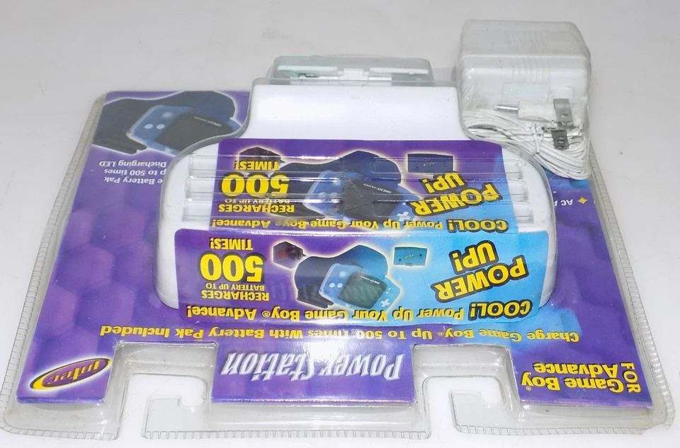 GAMEBOY ADVANCE, INTEC G3225 RECHARGEABLE POWER PACKPOWER STATION *NEW OLD STOCK - Image 4 of 4