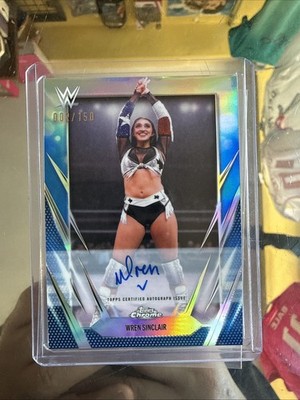 Wren Sinclair Auto /150 2026 Topps Chrome WWE NXT Autograph 002/150