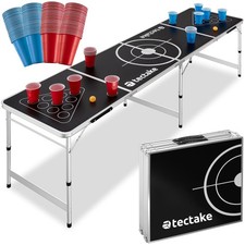 Beer Pong Table Set Up Beerpong Foldable Folding Collapsible Game Adult Party