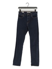 Levi’s Women's Jeans W 28 in Blue Cotton with Elastane, Polyester Straight