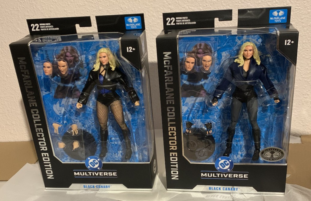 PLATINUM & REGULAR DC Multiverse McFarlane Black Canary DC Rebirth