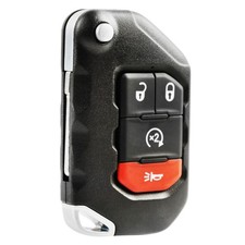 Remote Start Flip 4btn Key Fob For Jeep (OHT1130261)