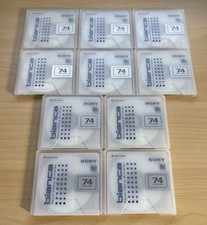  Used  SONY MD 74 bianca MD MiniDisc lot of 10 260529