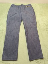 Lee 16 Medium Secretly Shapes Pants NWT Women  s Straight Leg Gray Denim 16M
