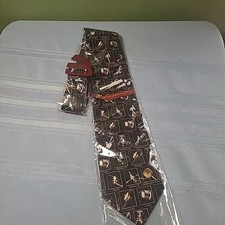 SPACE TOYS SATELLITES W/ NAMES NASA ASTRONOMY Museum Artifacts Silk Necktie NEW 