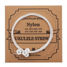 4 Ukulele Guitar Strings Set Nylon Strings for 21/23/26 Inch Ukulele Universal