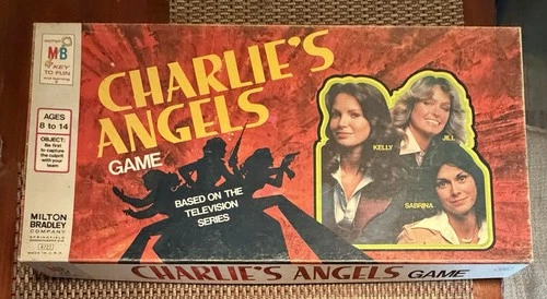CHARLIE'S ANGELS 1977 Vintage Complete Board Game Milton Bradley 4721 Used