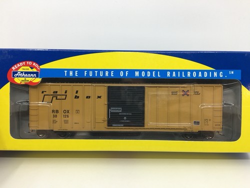 HO Athearn RTR 92546 Railbox 50’ FMC 5347 Boxcar RBOX #38126 ruedas de metal | Condition: Used