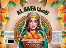 Qamar al-Din Apricot Fruit Leather Hard Paste 14.1oz (400g)