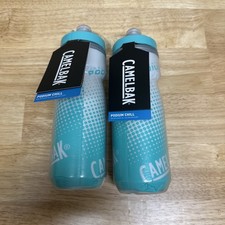 Camelbak Podium Chill Outdoor Teal Dot Insulated Water Bottle 21oz Lot Of 2 NEW