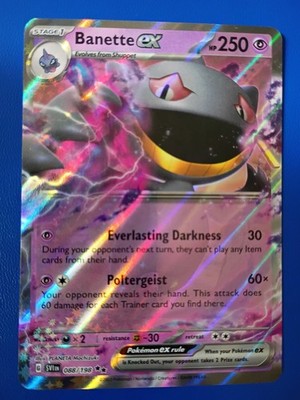 Banette ex 088/198 Sv01: Scarlet & Violet Base Set Holo #52226
