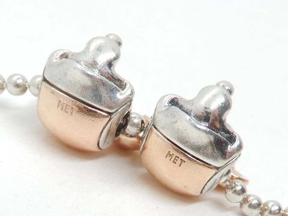 Auth. Pandora Essence Rose Gold Minnie & Mickey Charm 787504 & 787503 Set of 2 - Image 4 of 4