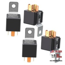 5-Pin 12V0A Electrical Relays Switch Relay for Car Truck 4 5 Pin with Fix Plate
