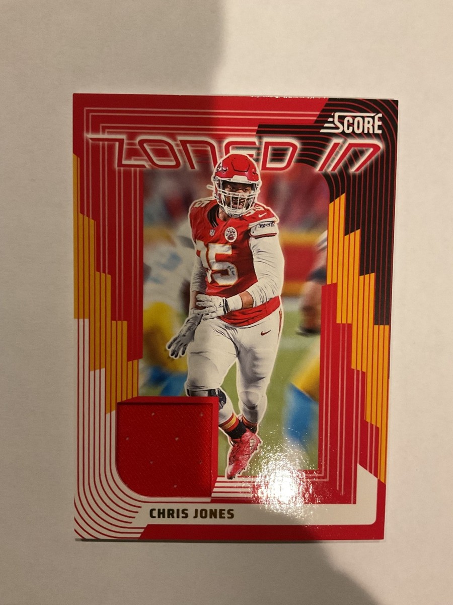 Chris Jones #ZON-CJS Panini Score 2025 - Zoned In Relic (Mem