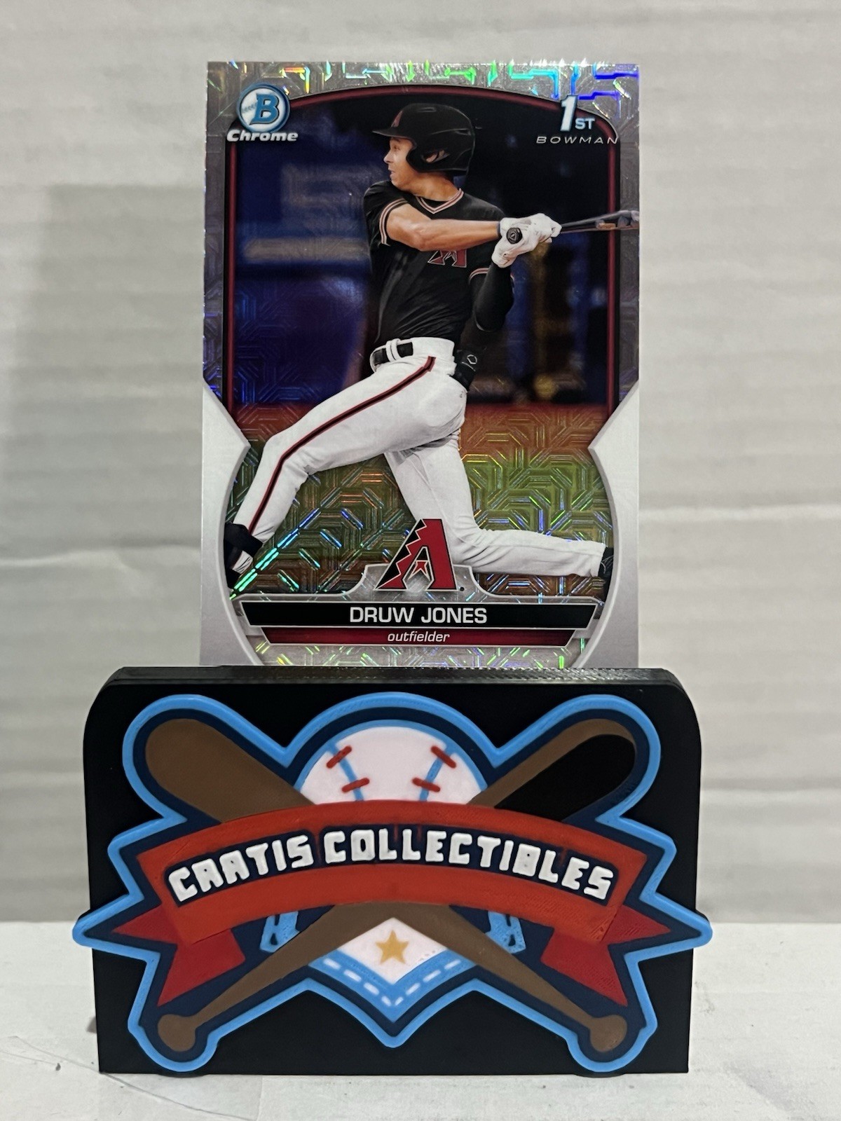 Druw Jones 2023 Bowman Chrome 1st Mega Box Mojo Refractor Card #BCP-25