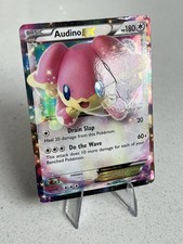 Pokemon TCG Audino EX Holo Ultra Rare Card 84/124 Fates Collide