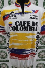 Trikot Shirt Radsport Bike CAFE COLOMBIA GR XL H239 maillot trikot jersey