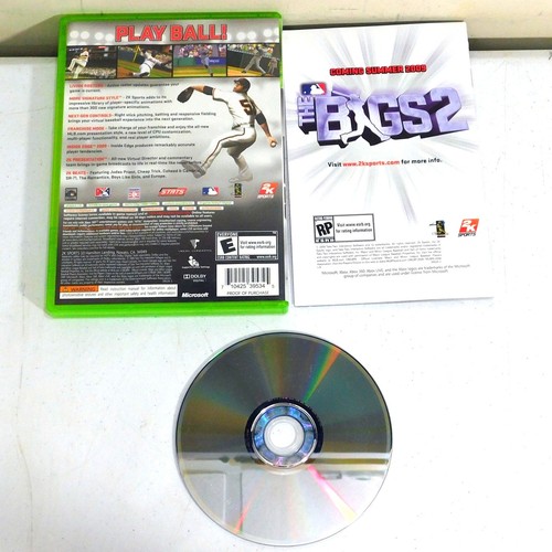 Major League Baseball 2K9 Microsoft Xbox 360 Tested Working Complete CIB - Bild 2 von 3