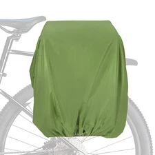 100L Bicycle Rear Rack Rain Cover Waterproof Bike Rain Cover L Deep Green