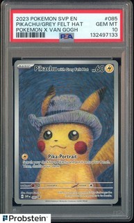 PSA 10 PIKACHU WITH GREY FELT HAT VAN GOGH SVP 2023 POKEMON GEM MINT