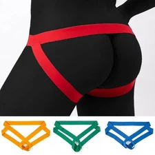 Men's G String Pouch Jock Strap Enhancer Bandage Mention Ring Briefs Underpants