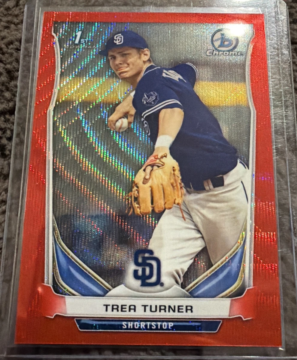 MLBカードTrea Turner ルーキー Auto 75枚シリBGS 9.5 Trea Turner Baseball Serial Numbered Sports Trading Cards