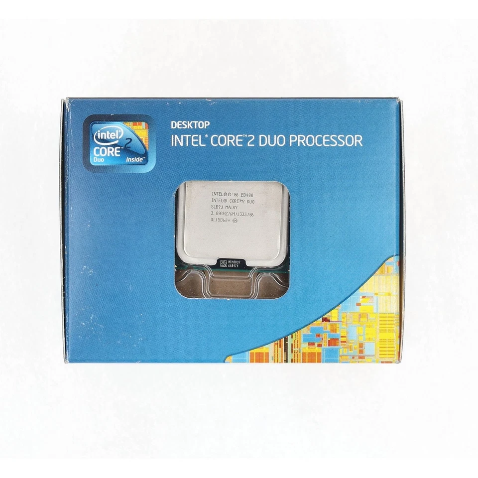 Intel E8400 CORE 2 DUO 3.0GHz 65W Dual Core Desktop CPU Processor - Image 2 of 4