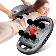 Electric Deep Tissue Massager Heated Muscle Roller for Back Neck Shoulder Pain