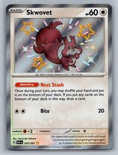 Skwovet Holo Shiny Rare SV: Paldean Fates 205/091 NM