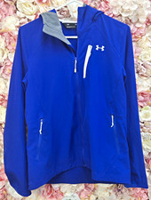 Under Armour Women's Full Zip Hooded Windbreaker Jacket Size Small SM Activewear