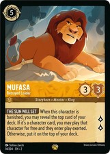 Mufasa 14/204/DE-2/Rise of the Floodborn/Disney Lorcana/TCG/Legendary