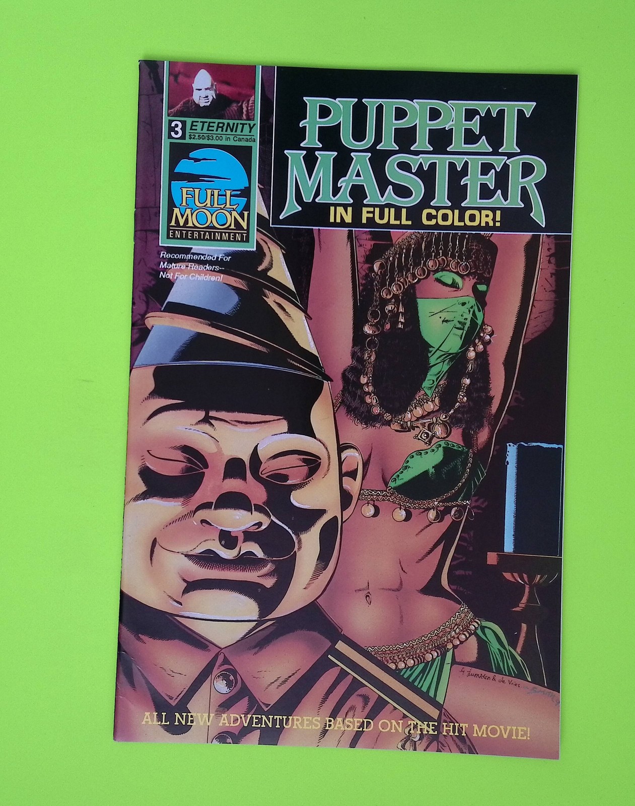 Puppet Master #3 Vol. 1 1991 Eternity Comics Higher Grade Comic Book RY70-29