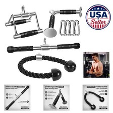 Cable Machine Attachments 5 Piece Set Tricep ...